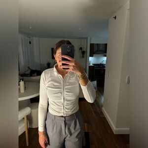 Ruched Polo Shirt stretch